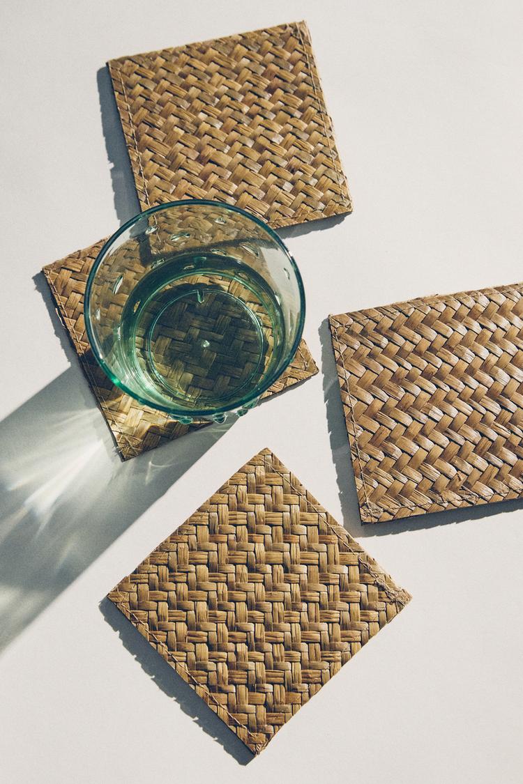 PACK DE BASES PARA VASOS EN ERVA MARINA (PACK DE 4)