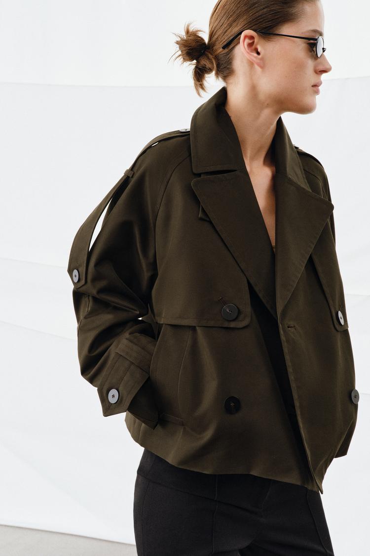 TRENCH CURTO IMPERMEÁVEL ZW COLLECTION