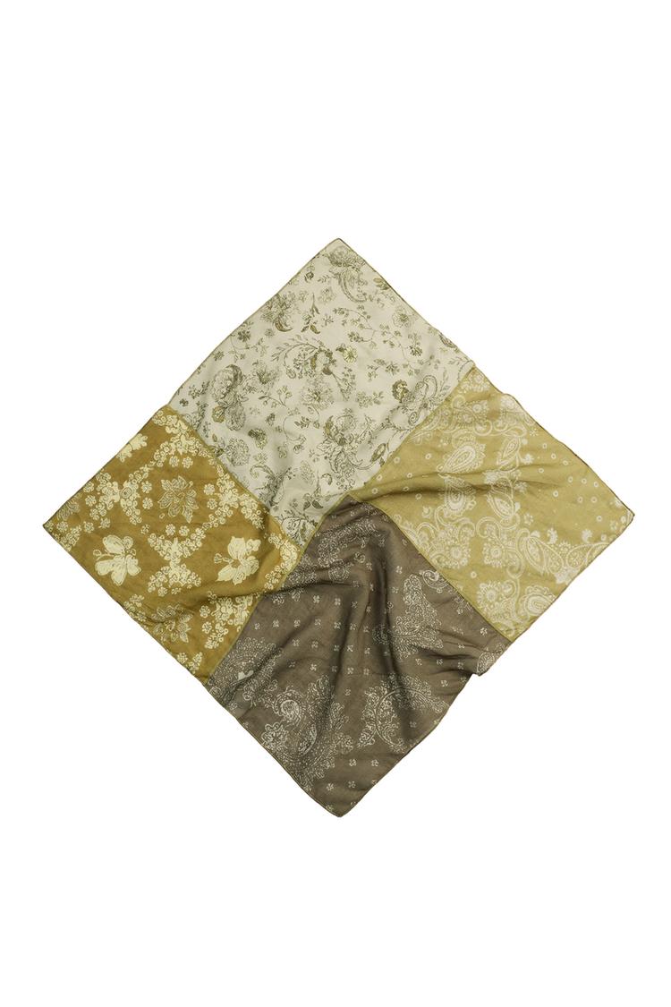 BANDANA PATCHWORK DE RAMI Y ALGODÓN